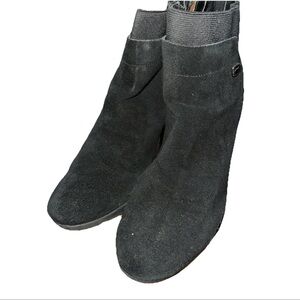 Anne Klein Sport Charcoal Ankle Booties